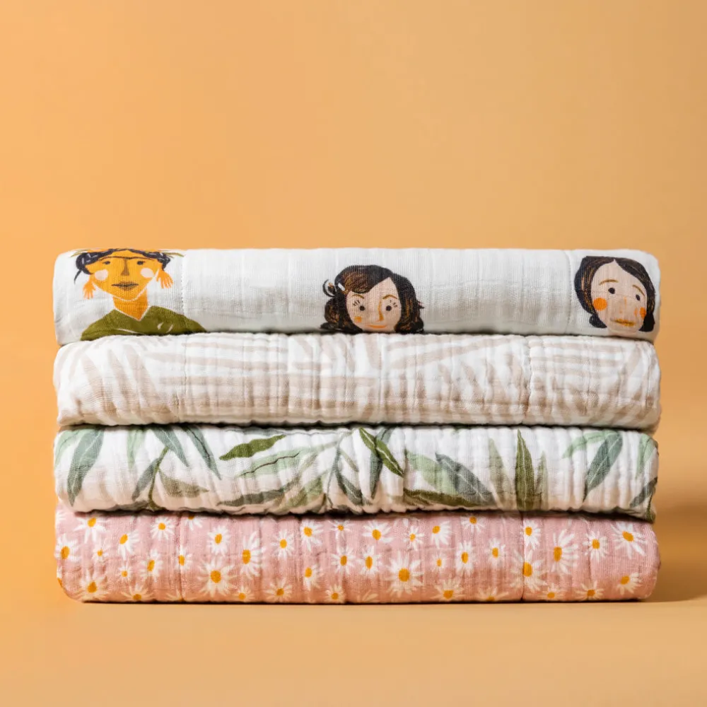 Quilt In 3-Layer GOTS Certified Organic Muslin Cotton