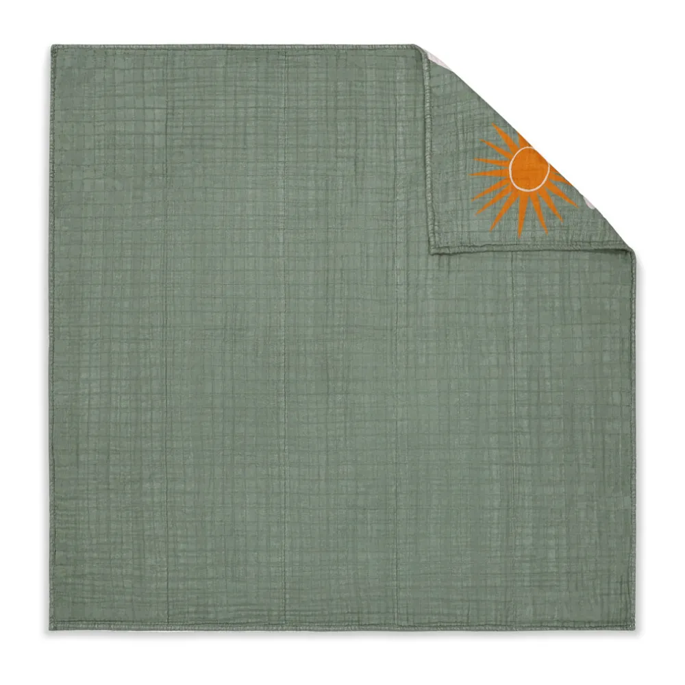 Quilt In 3-Layer GOTS Certified Organic Muslin Cotton