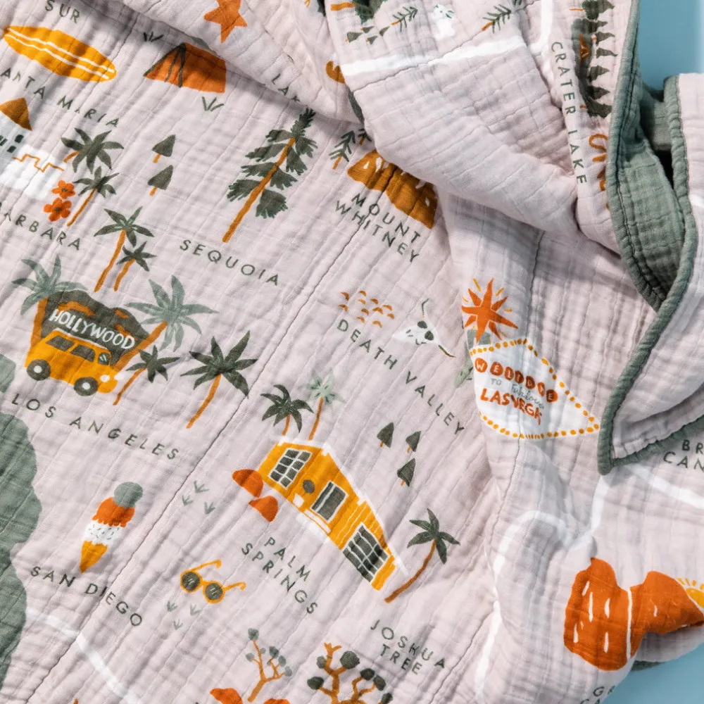 Quilt In 3-Layer GOTS Certified Organic Muslin Cotton