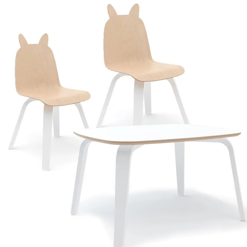 Rabbit Play Chairs + Table Set