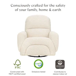 Rainbow Recliner and Swivel Glider