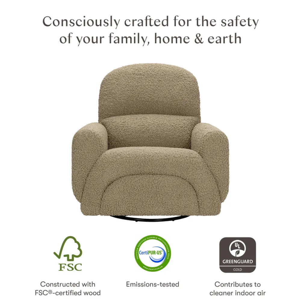 Rainbow Recliner and Swivel Glider