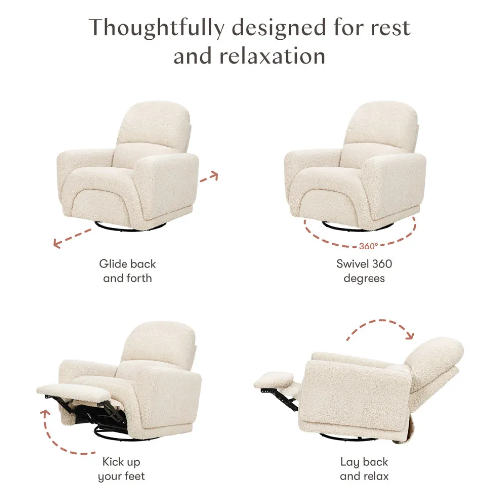 Rainbow Recliner and Swivel Glider