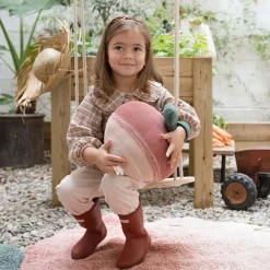 Ramona The Radish Knitted Cushion