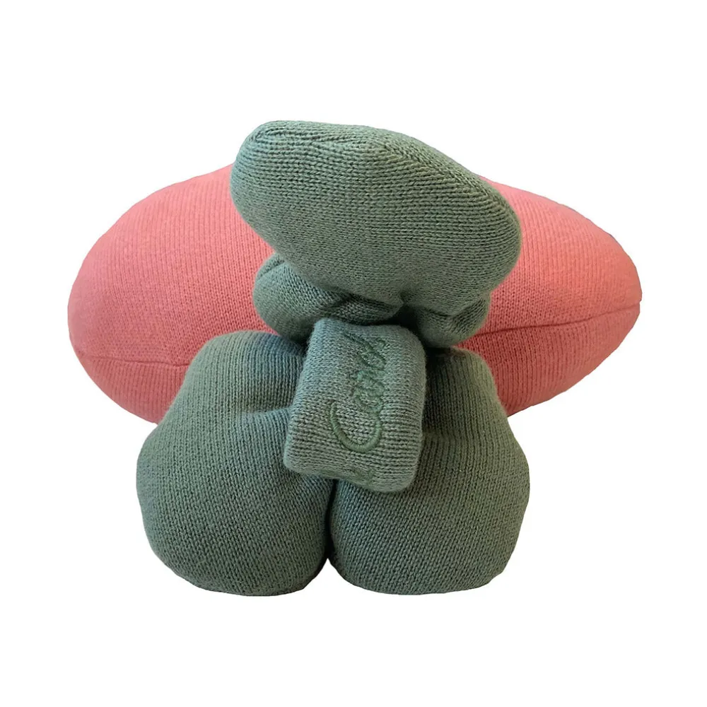 Ramona The Radish Knitted Cushion