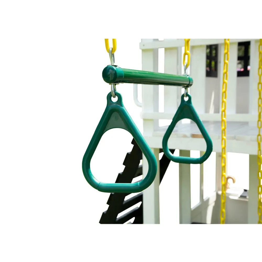 Reign Two Story Playhouse + Swing Attachment Bundle