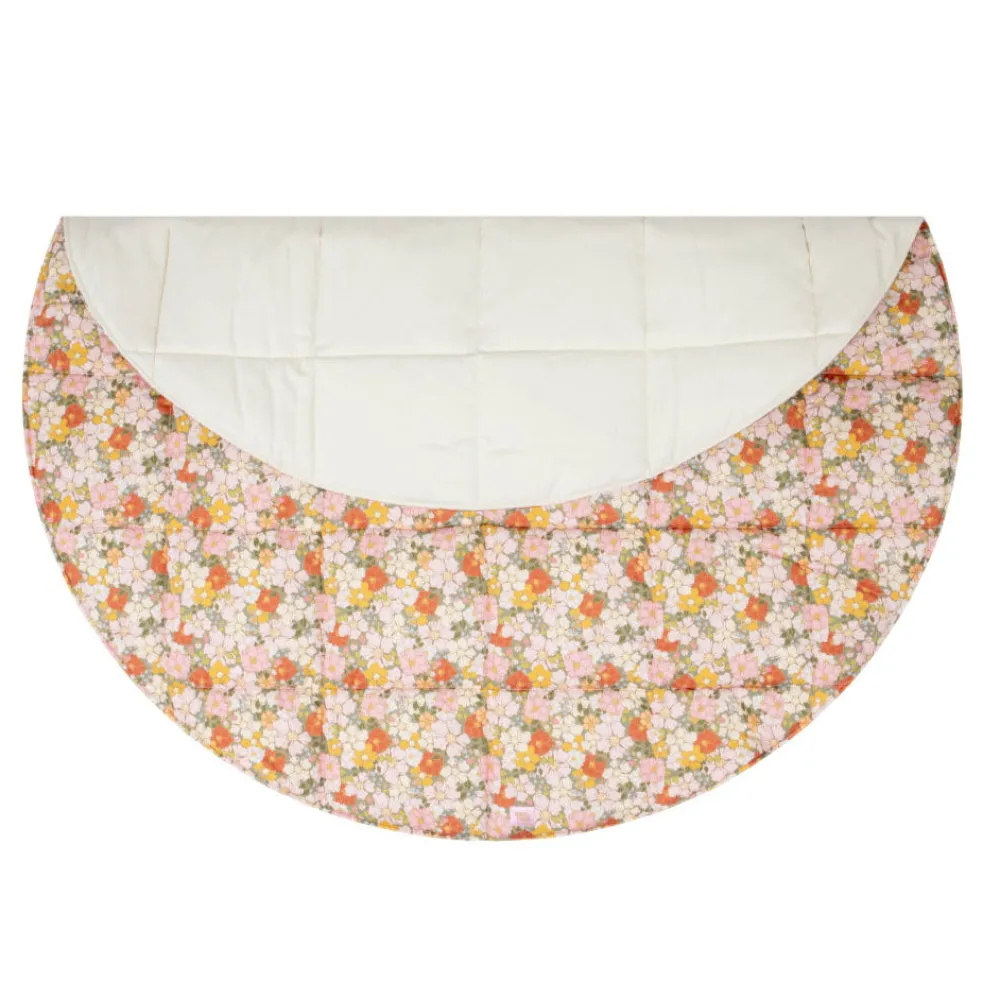 Round Cotton Mat with Pattern