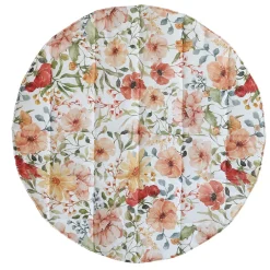 Round Cotton Mat with Pattern