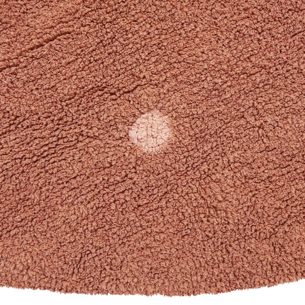 Round Dot Washable Rug