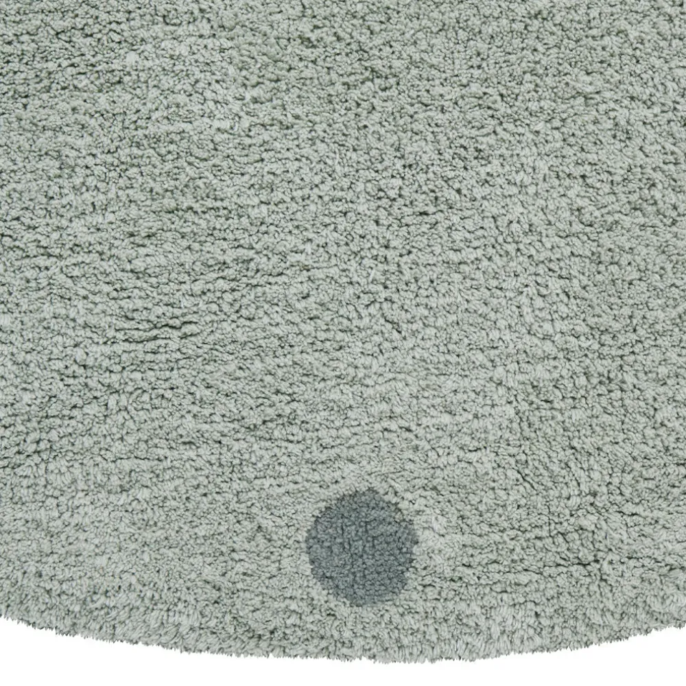 Round Dot Washable Rug