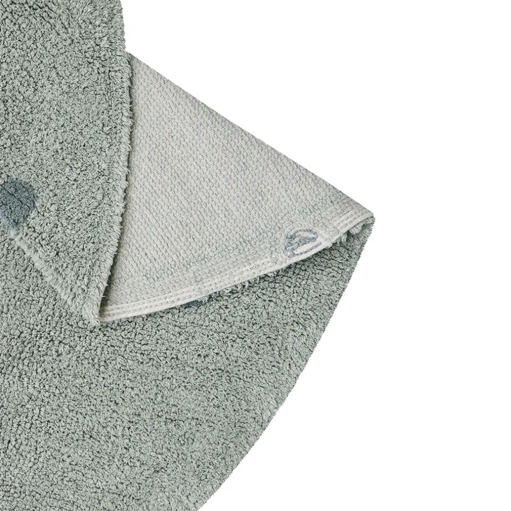 Round Dot Washable Rug