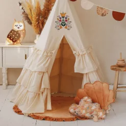 Round Mat with Frill