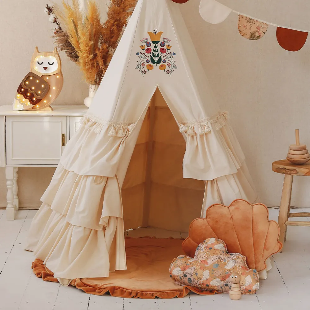 Round Mat with Frill