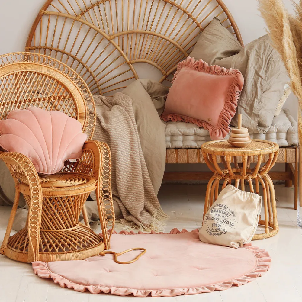 Round Mat with Frill