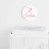 Round Nursery Name Sign