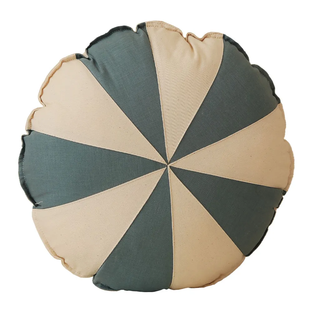 Round Patchwork Pillow