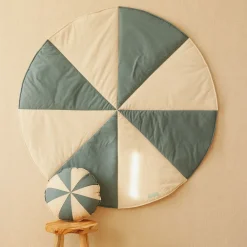 Round Patchwork Pillow