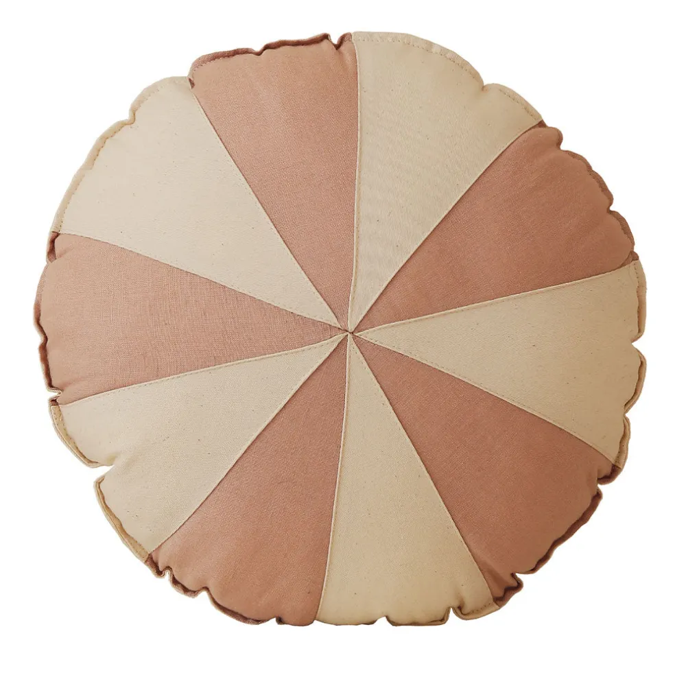 Round Patchwork Pillow