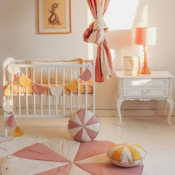 Round Patchwork Pillow