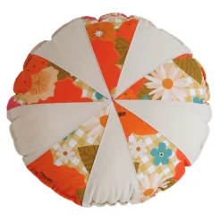 Round Patchwork Pillow