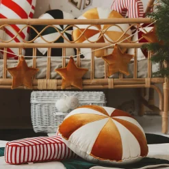 Round Patchwork Pillow