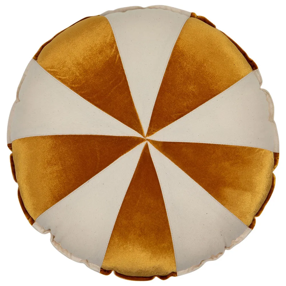 Round Patchwork Pillow