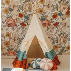 Round Patchwork Pillow