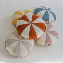 Round Patchwork Pillow