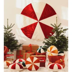 Round Patchwork Pillow