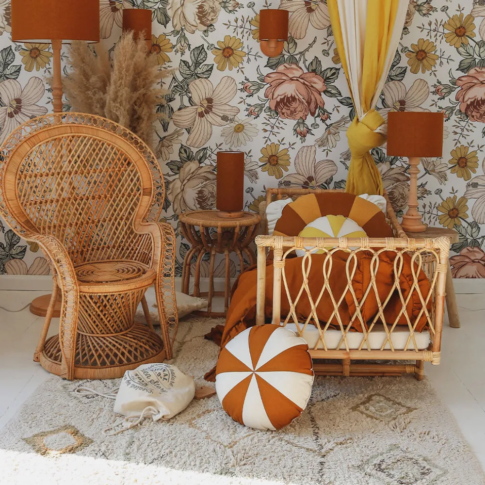Round Patchwork Pillow