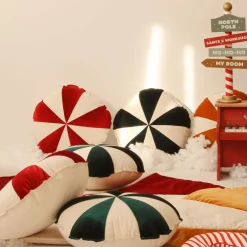 Round Patchwork Pillow