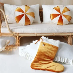 Round Patchwork Pillow