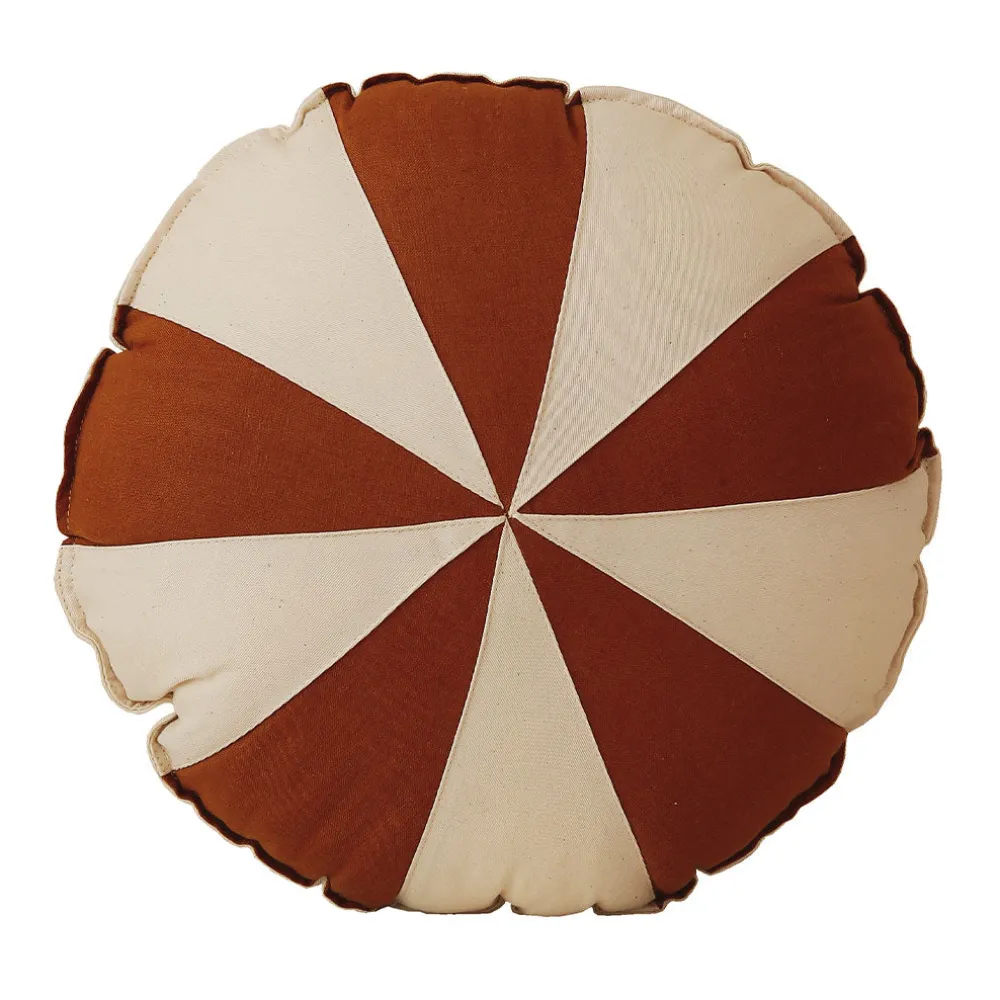 Round Patchwork Pillow