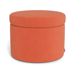 Round Storage Ottoman