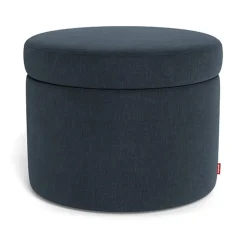 Round Storage Ottoman