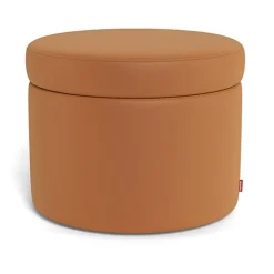Round Storage Ottoman