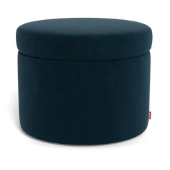 Round Storage Ottoman