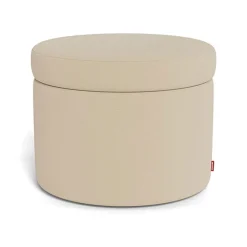 Round Storage Ottoman