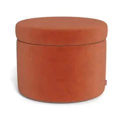 Round Storage Ottoman