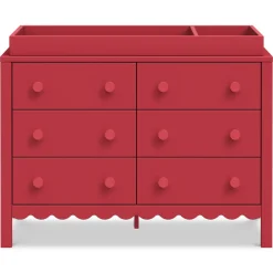 Sammy Scallop 6-Drawer Dresser