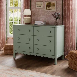 Sammy Scallop 6-Drawer Dresser
