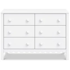 Sammy Scallop 6-Drawer Dresser