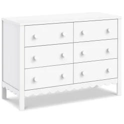 Sammy Scallop 6-Drawer Dresser