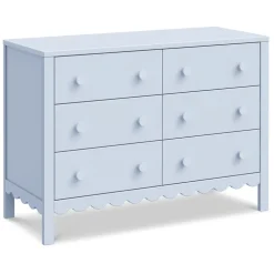 Sammy Scallop 6-Drawer Dresser