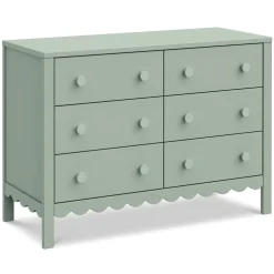 Sammy Scallop 6-Drawer Dresser