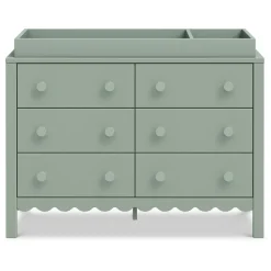 Sammy Scallop 6-Drawer Dresser