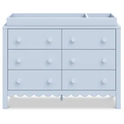 Sammy Scallop 6-Drawer Dresser