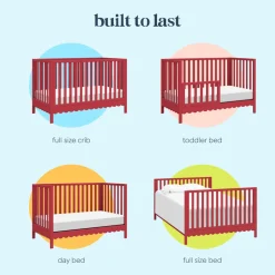 Sammy Scallop 4-in-1 Convertible Crib