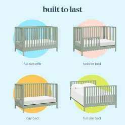 Sammy Scallop 4-in-1 Convertible Crib