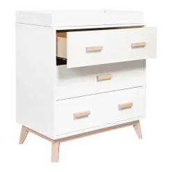 Scoot 3-Drawer Compact Changer Dresser with Removable Changing Tray (34
